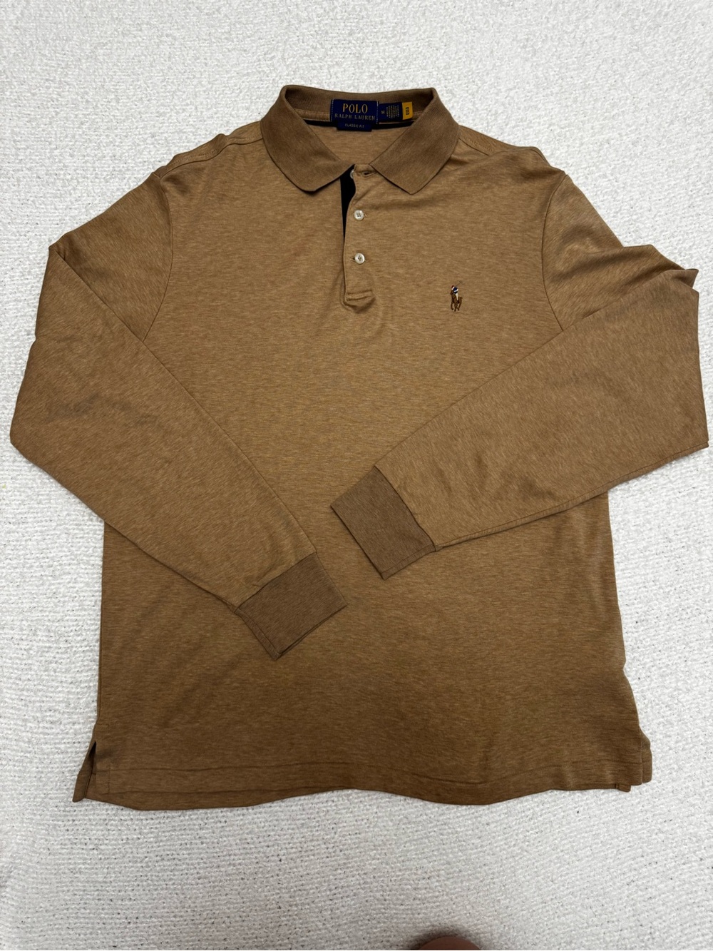 Ralph Lauren Long-Sleeve Polo Shirt - Brown